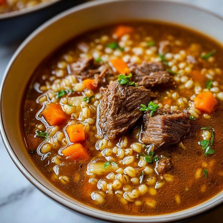 Hearty Beef and Barley Soup Recipe