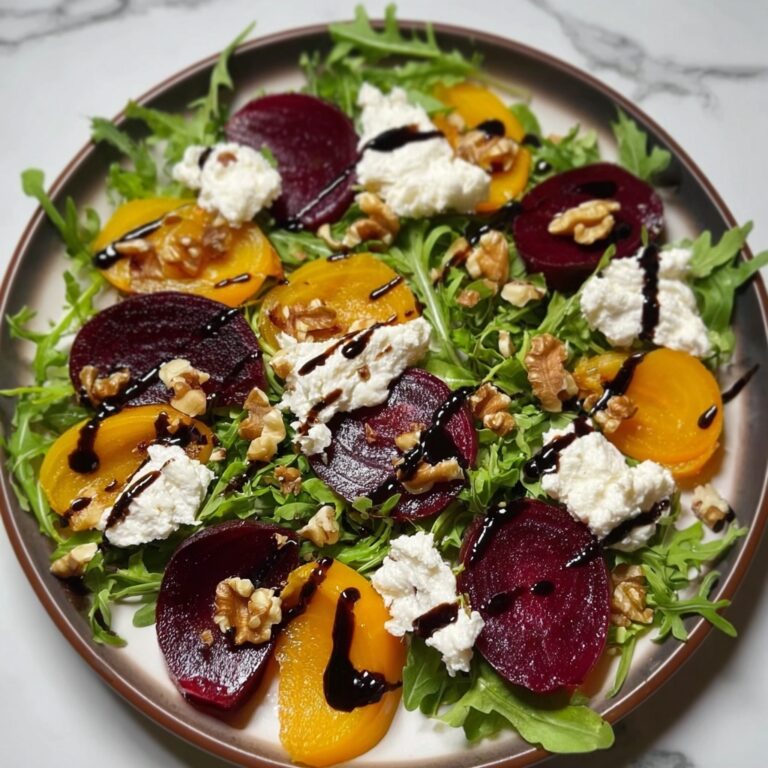 Beet Salad with Goat Cheese and Balsamic Recipe