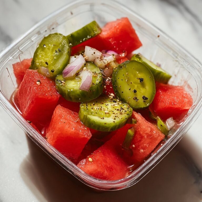 Watermelon & Pickle Snack Recipe