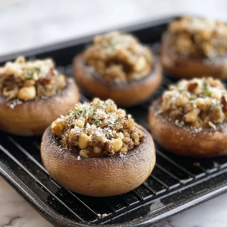 Grilled Stuffed Mushrooms with Sausage and Smoked Gouda Recipe