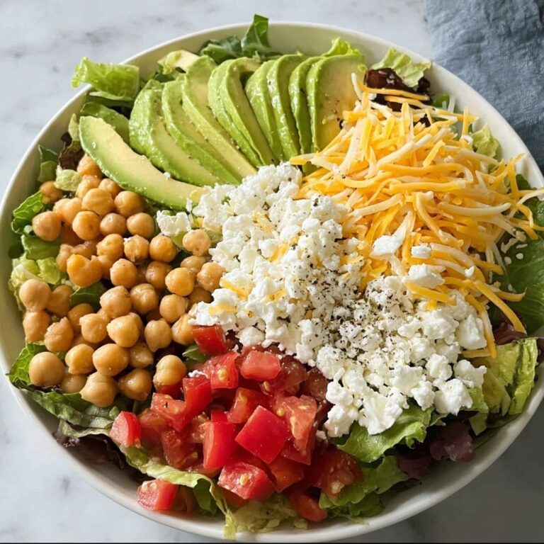 Fresh Chopped Salad with Chickpeas, Feta, and Avocado Recipe