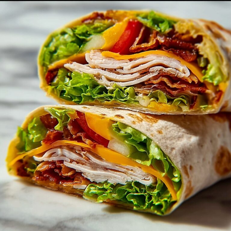 Turkey Ranch Club Wrap Recipe