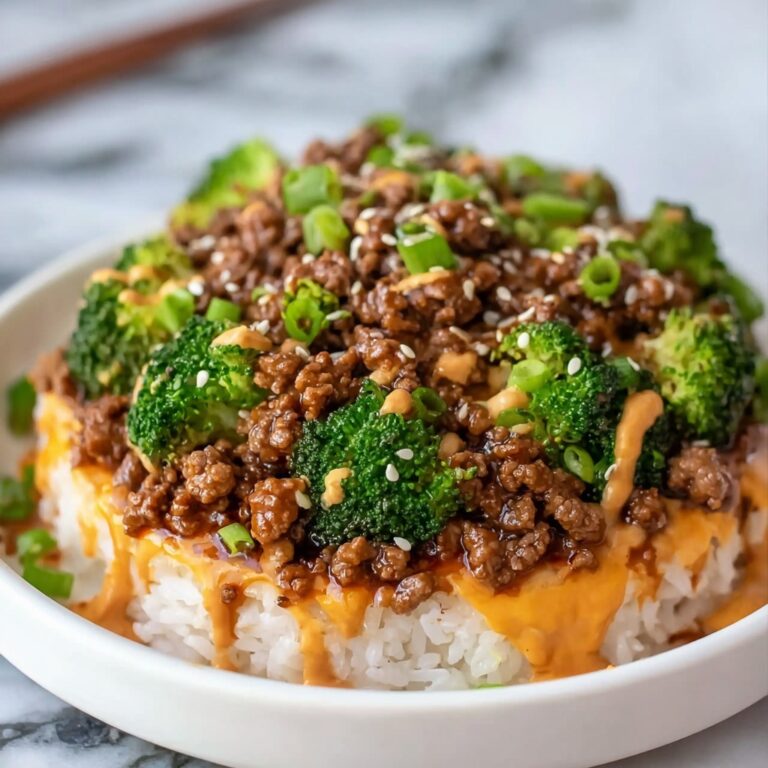 Teriyaki Ground Beef & Broccoli Bowl Recipe