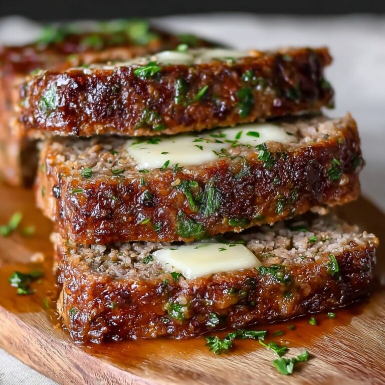 Garlic Parmesan Chicken Meatloaf Recipe
