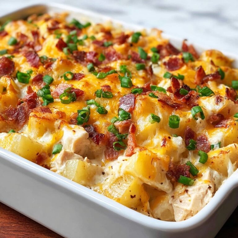 Loaded Potato Ranch Chicken Casserole Recipe