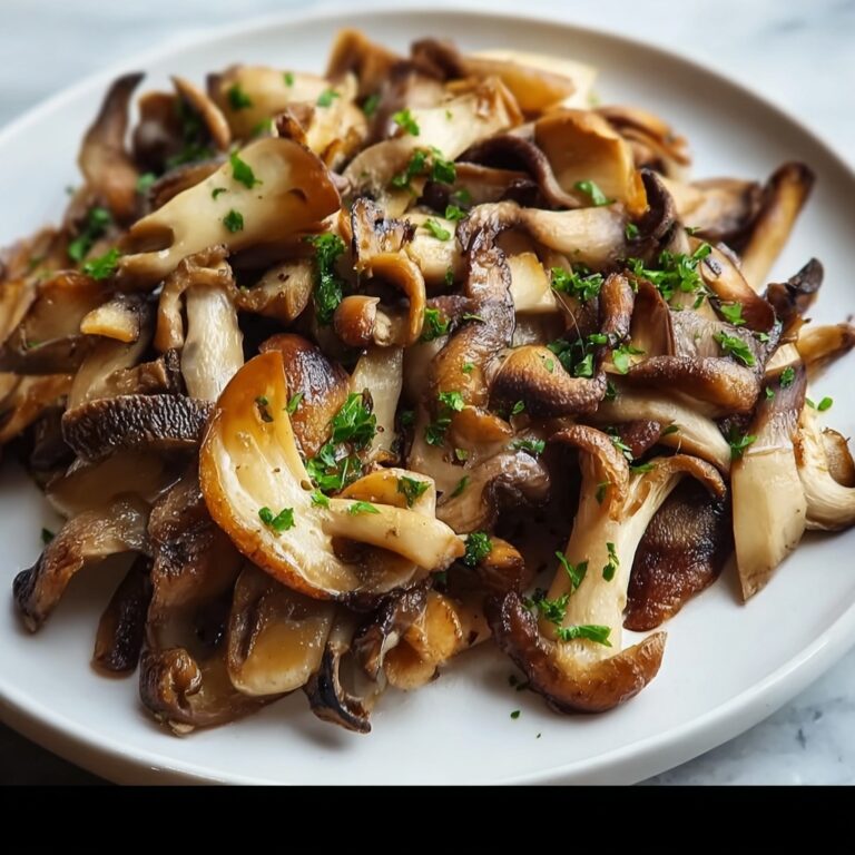 Garlic Butter Oyster Mushrooms Recipe