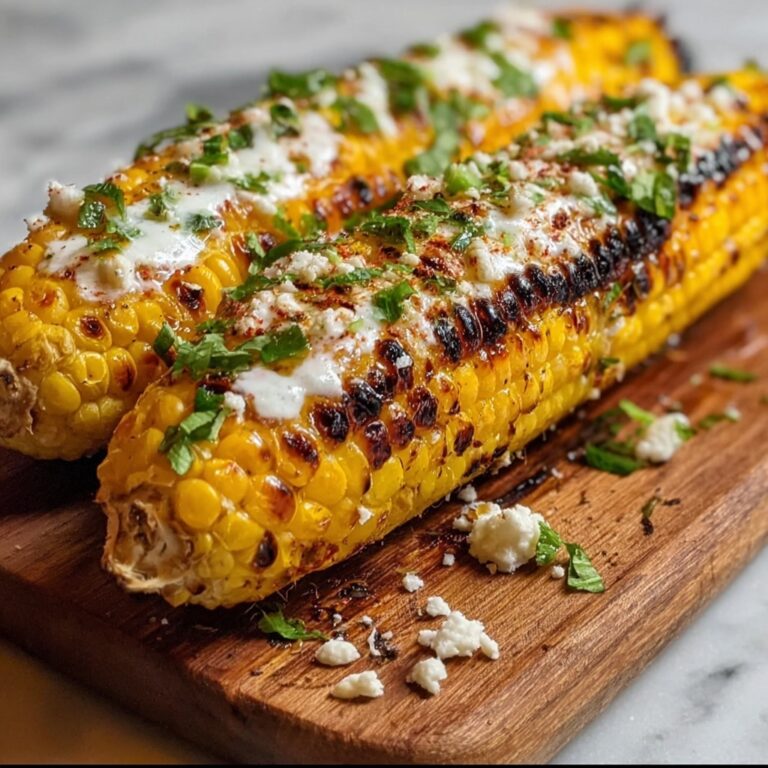 Parmesan Garlic Grilled Corn Recipe