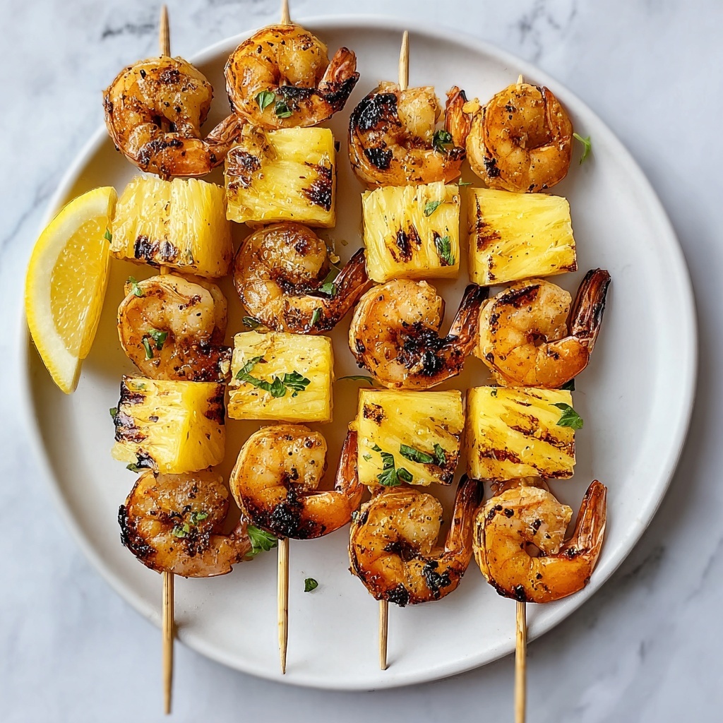 Grilled Shrimp Pineapple Skewers Recipe - Recipe Image