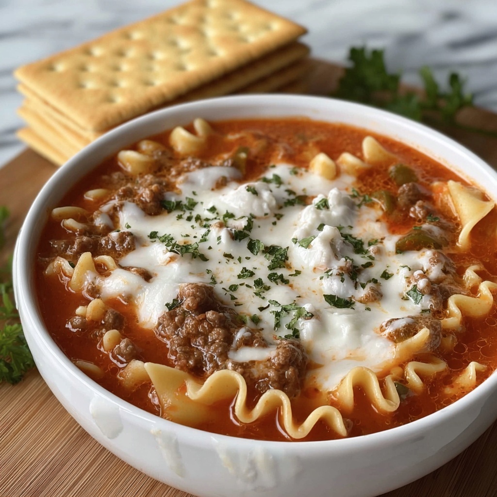 Crock Pot Lasagna Soup Recipe - Recipe Image